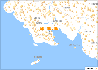 map of Sŏam-dong