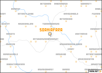 map of Soamiafara