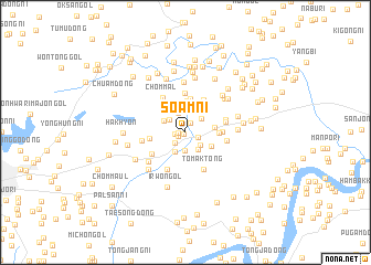 map of Sŏam-ni