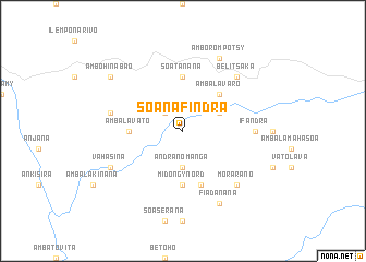 map of Soanafindra