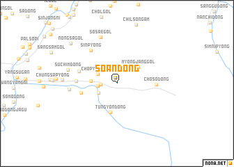 map of Sŏan-dong
