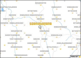 map of Soaniadanana