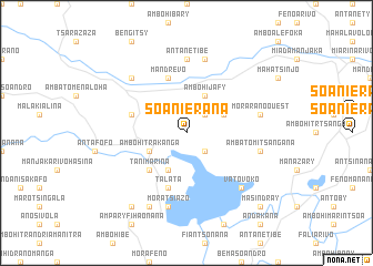 map of Soanierana