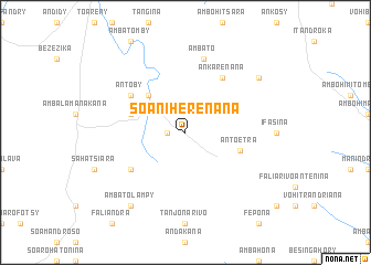map of Soaniherenana