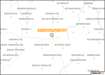 map of Soanindrariny