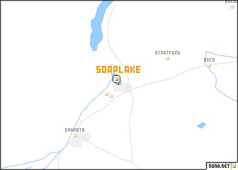 map of Soap Lake