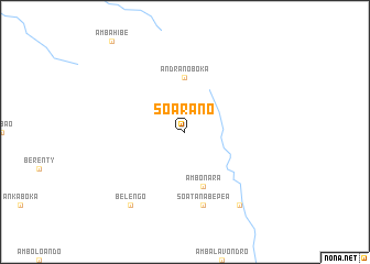 map of Soarano