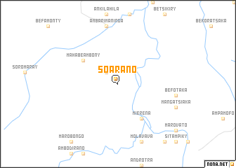 map of Soarano