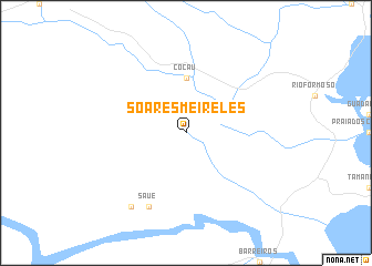 map of Soares Meireles