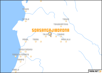 map of Soasangaji-borona