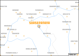 map of Soaseranana