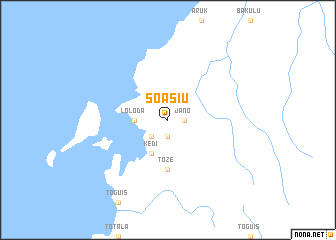 map of Soasiu
