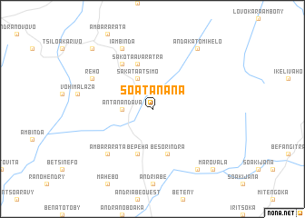 map of Soatanana