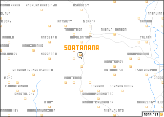 map of Soatanana