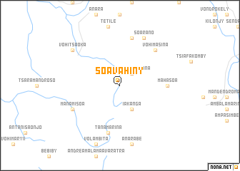 map of Soavahiny