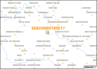 map of Soavina Antanety