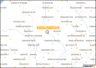 map of Soavinarivo