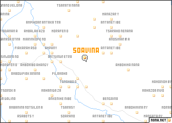 map of Soavina