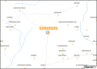 map of Soa Wodou