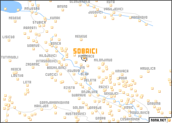 map of Šobaići