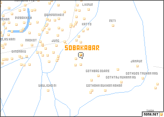 map of Soba Kābar