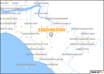 map of Sobak Bernam