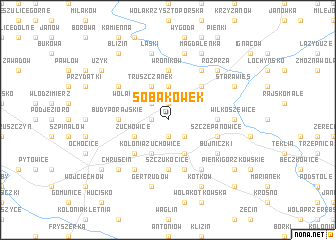 map of Sobakówek