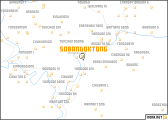 map of Sobandŏk-tong