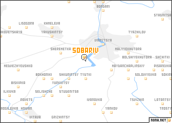 map of Sobariv