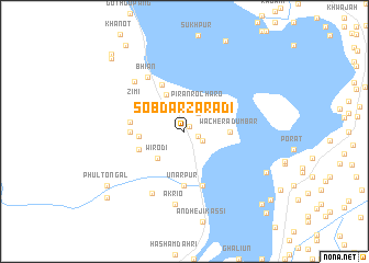 map of Sobdār Zarādi