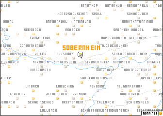 map of Sobernheim