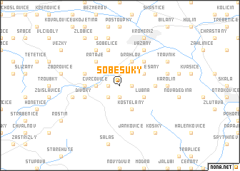 map of Soběsuky