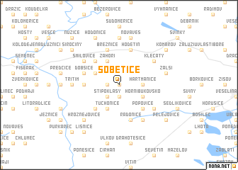 map of Sobětice