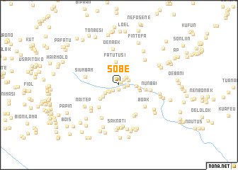 map of Sobe