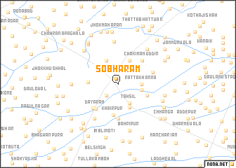 map of Sobha Rām