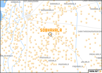 map of Sobhawāla