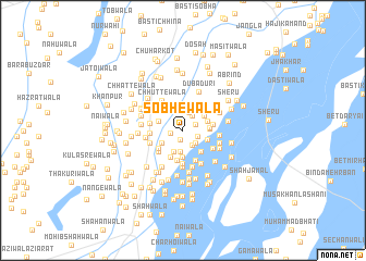 map of Sobhewāla