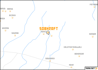 map of Şobḩ Raft