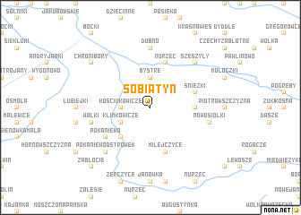 map of Sobiatyn