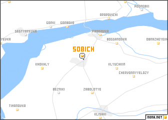 map of Sobichʼ