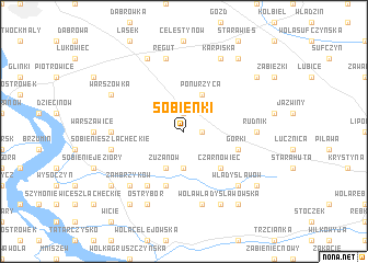 map of Sobienki