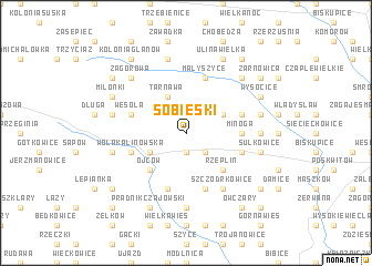 map of Sobieski