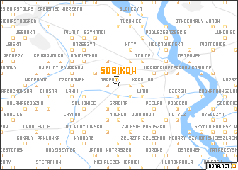 map of Sobików