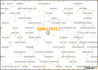 map of Sobklęszcz