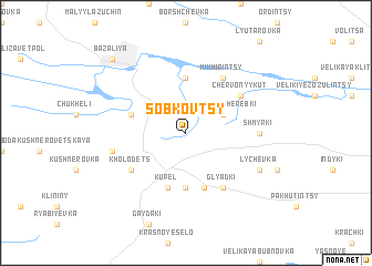 map of Sobkovtsy