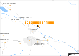 map of Soboba Hot Springs