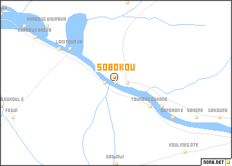 map of Sobokou