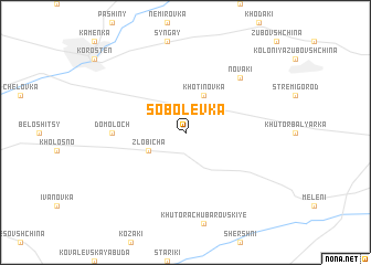 map of Sobolevka