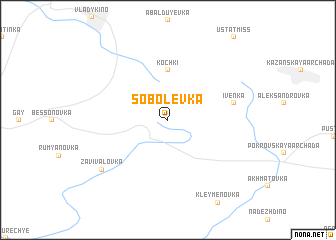 map of Sobolevka