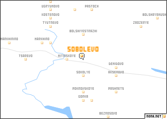 map of Sobolevo